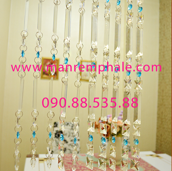 Rèm hạt thủy tinh, rèm thủy tinh, màn rèm thủy tinh